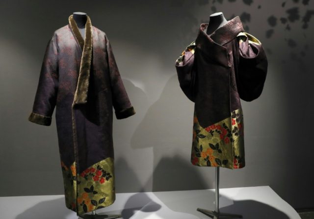 Kimonos by Kenzo Takada on display at the Guimet museum