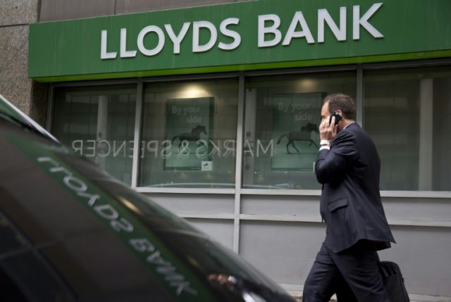 The British government owns nearly a five percent stake in Lloyds Banking Group