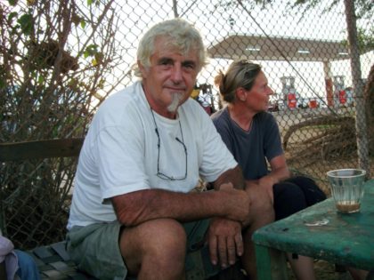 German nationals Jurgen Kantner and his wife Sabine Merz pictured in Berbera, Somalia on M