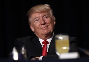 Trump at National Prayer Breakfast takes swipe at 'Apprentice' ratings