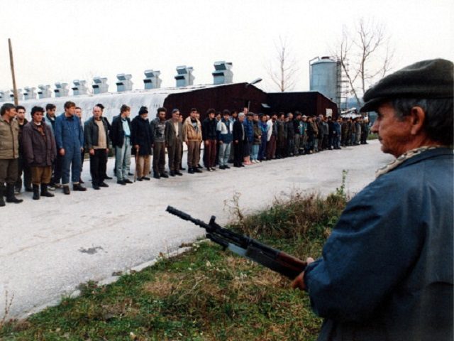BOSNIA AND HERZEGOVINA - DECEMBER 01: Itzebegovic's Muslims Prisoners of Muslims Fig