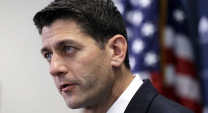 FILE - In this Sept. 21, 2016 file photo, House Speaker Paul Ryan of Wis. speaks during a