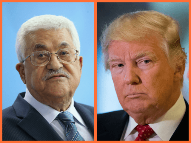 Palestinian President Mahmoud Abbas speaks to the media with German Chancellor Angela Merkel (not pictured) following talks at the Chancellery on April 19, 2016 in Berlin, Germany. /President-elect Donald Trump looks on as French businessman Bernard Arnault, chief executive officer of LVMH, speak to reporters at Trump Tower, January 9, …