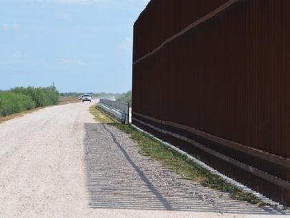 Border Fence in South Texas - Hidalgo County