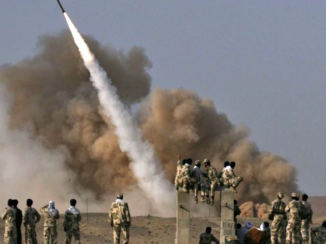 Iran Ballistic Missile Launch AP