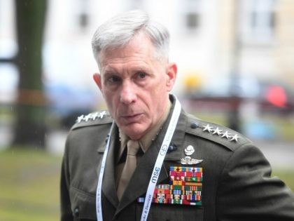 US Lt General Thomas Waldhauser arrives on the first day of the 53rd Munich Security Conference (MSC) at the Bayerischer Hof hotel in Munich, southern Germany, on February 17, 2017. / AFP / dpa / Tobias Hase / Germany OUT (Photo credit should read TOBIAS HASE/AFP/Getty Images)