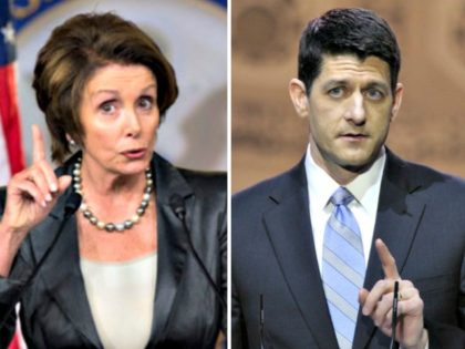 Pelosi and Paul Ryan AP