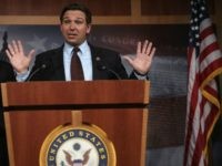 Ron DeSantis U.S. Sen. Ron Johnson (R-WI) (L) speaks to members of the media as Rep. Ron DeSantis (R-FL) (R) listens during a press conference October 30, 2013 on Capitol Hill in Washington, DC. The Republican legislators held a news conference to introduce their joint legislation, the If You Like Your Health …