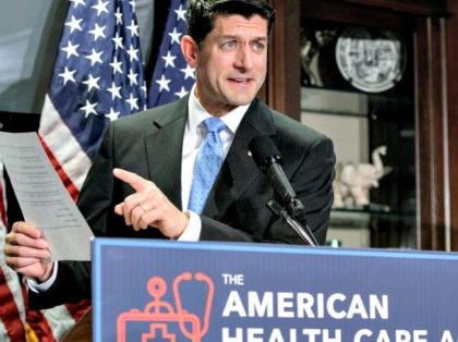 Speaker of the House Paul Ryan, R-Wis., faces reporters as the GOP works on its long-awaited plan to repeal and replace the Affordable Care Act, during a news conference at Republican National Committee Headquarters on Capitol Hill in Washington, Wednesday, March 8, 2017. (AP Photo/J. Scott Applewhite) Speaker of the …
