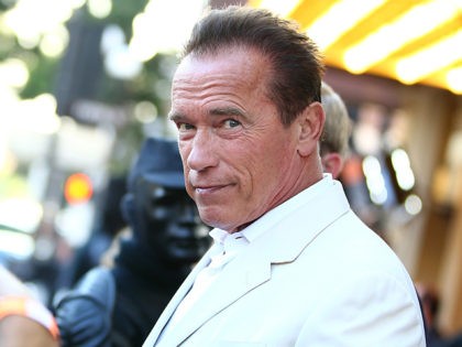 SAN DIEGO, CA - JULY 18: Arnold Schwarzenegger attends the 'Escape Plan' screeni