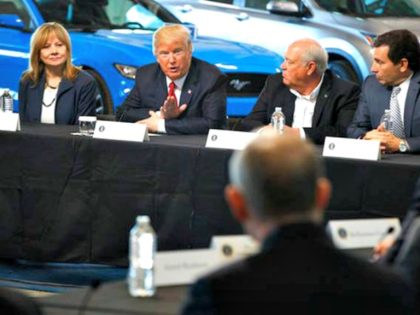 Trump-Auto CEOs-Evan VucciAP