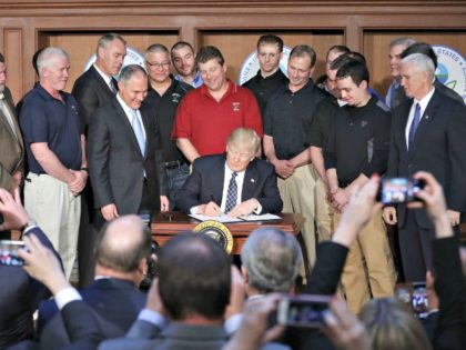Trump Signs Energy Regs-Pablo Martinez MonsivaisAP