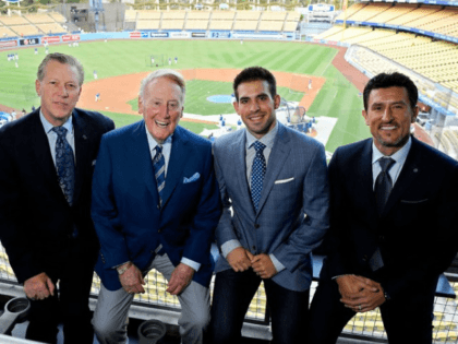 Vin Scully, Joe Davis, Orel Hershiser, Nomar Garciaparra