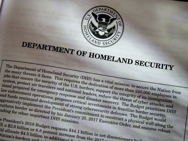 Proposals for the Homeland Security Department in President Donald Trump's first budget are displayed at the Government Printing Office in Washington, Thursday, March, 16, 2017. The $1.15 trillion presentation proposes a reordering of national spending priorities, pumping significantly more money into the military and homeland security while sharply cutting foreign …