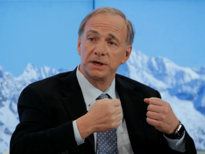 Ray Dalio, founder of Bridgewater Associates, speaks during a panel on the second day of t
