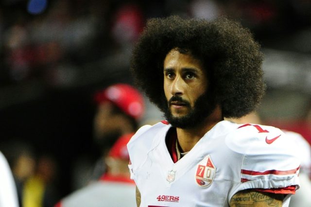 Colin Kaepernick, pictured in 2016 with the San Francisco 49ers, will become a free agent