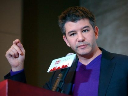Uber chief Travis Kalanick, pictured in 2016, said he had "treated an Uber driver disrespectfully" © AFP/File WANG Zhao