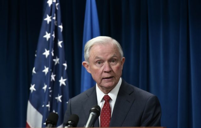 Attorney General Jeff Sessions claimed, "Many people seeking to support or commit terroris