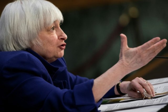 Federal Reserve Board Chairwoman Janet Yellen speaks on Capitol Hill on February 14, 2017