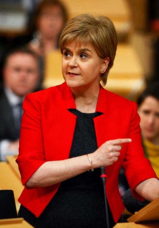 Scottish lawmakers are expected to back First Minister Nicola Sturgeon's call for a second