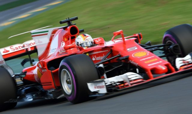 Ferrari's Sebastian Vettel unleashed a best lap of one minute 23.380 seconds to finish top
