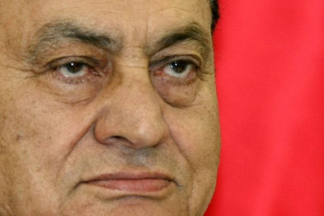Former Egyptian president Hosni Mubarak pictured in 2009