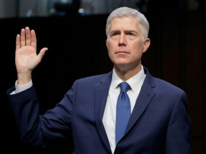 Neil Gorsuch, shown here on March 20, faces a confirmation vote in the Senate on his Supreme Court nomination