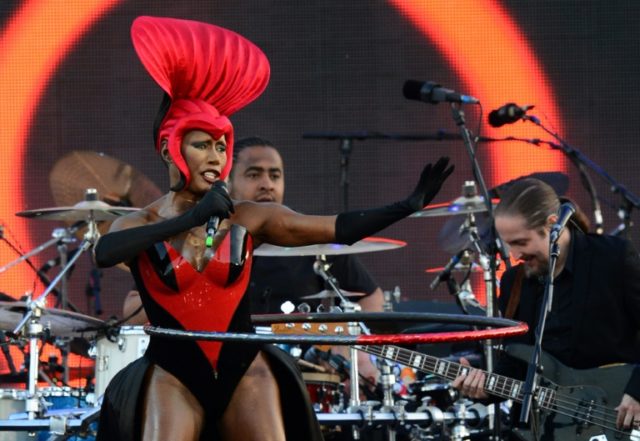 Slave to the rhythm: Grace Jones -- seen here at the Queen's Diamond Jubilee Concert in Lo