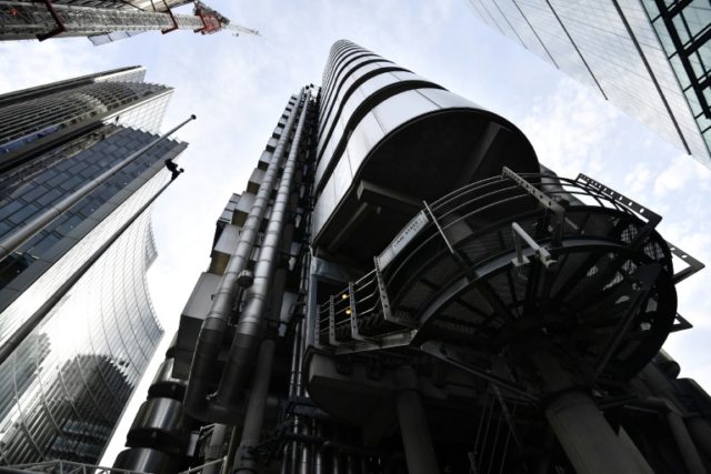 The exterior of Lloyd's of London, the centuries-old insurance market, is pictured in the