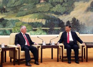 Rex Tillerson, China's Xi Jinping pledge cooperation