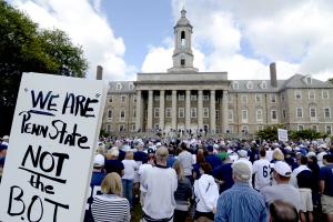 Ex-PSU president guilty of misdemeanor in Sandusky case, acquitted on felony counts