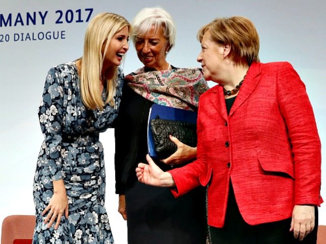 Ivanka Trump, daughter of U.S. President Donald Trump, attends the W20 conference on April