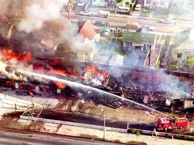 Los Angeles Riots (Mike Nelson / AFP / Getty)