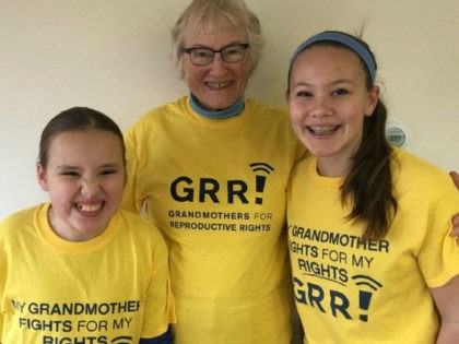 "Grandmothers for Reproductive Rights" is a pro-Planned Parenthood abortion-rights group