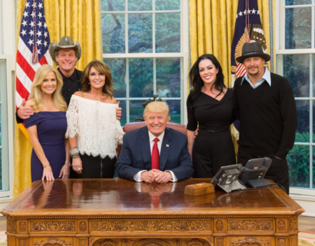 Palin kid rock white house ted nugent