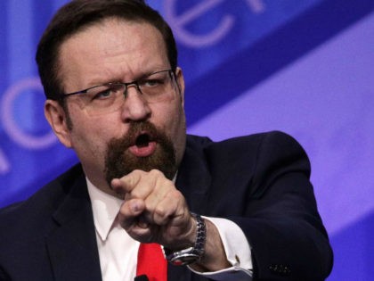 Deputy assistant to President Trump Sebastian Gorka participates in a discussion during the Conservative Political Action Conference at the Gaylord National Resort and Convention Center February 24, 2017 in National Harbor, Maryland. Hosted by the American Conservative Union, CPAC is an annual gathering of right wing politicians, commentators and their …