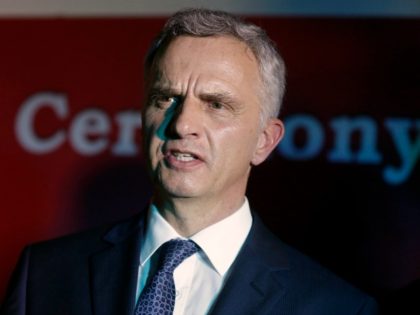Switzerland's Foreign Affairs Minister, Didier Burkhalter, attends the Inauguration c