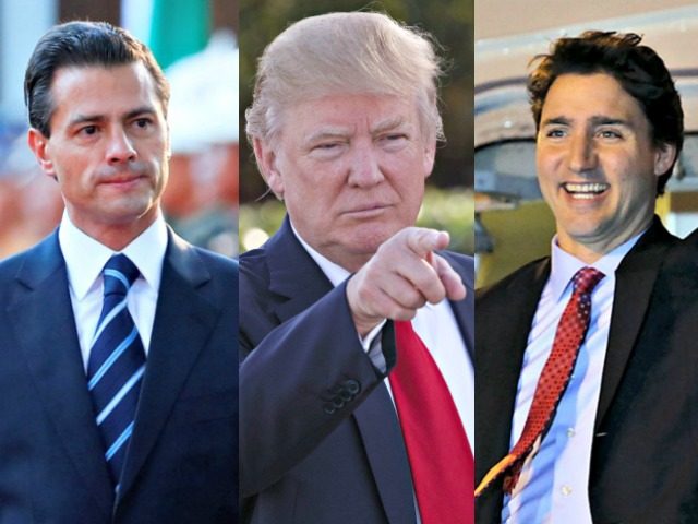 Trump, Pena Nieto, Trudeau