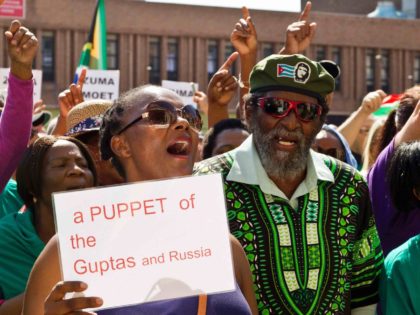 Zuma protest in South Africa (Michael Sheehan / AFP / Getty)