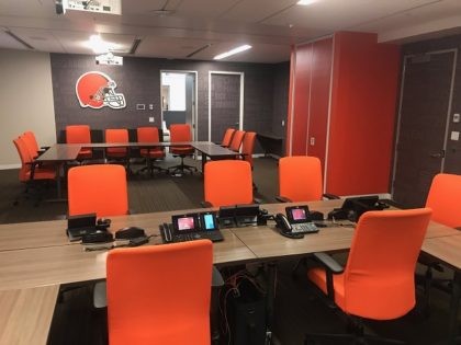 Cleveland Browns Draft Room