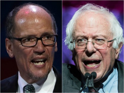 Tom Perez and Bernie Sanders