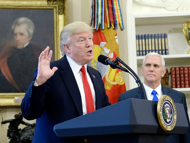 WASHINGTON, DC - MARCH 31: U.S. President Donald Trump speaks about Executive Orders regar