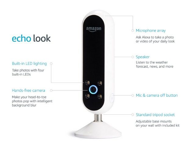 The New Amazon Echo Look takes pictures of your outfits