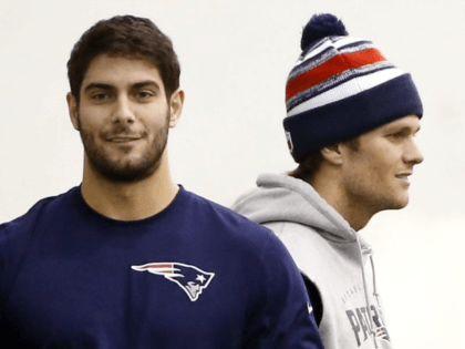 Jimmy Garoppolo, Tom Brady