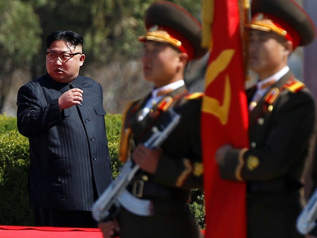 North Korean leader Kim Jong Un attends an opening ceremony of a newly constructed residen