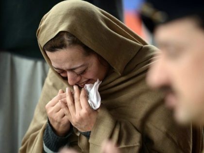 A grieving Pakistani mother cries on the premises of an army-run school in Peshawar on December 22, 2014, where her son Ali was killed during the December 16 massacre by Taliban militants. Pakistan plans to execute around 500 militants in coming weeks, officials said, after the government lifted a moratorium …