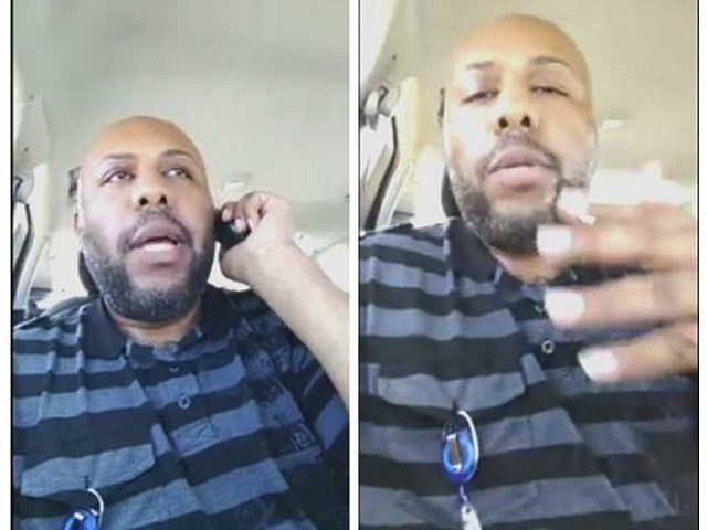 A man who identified himself as Stevie Steve in a video he broadcast of himself on Faceboo
