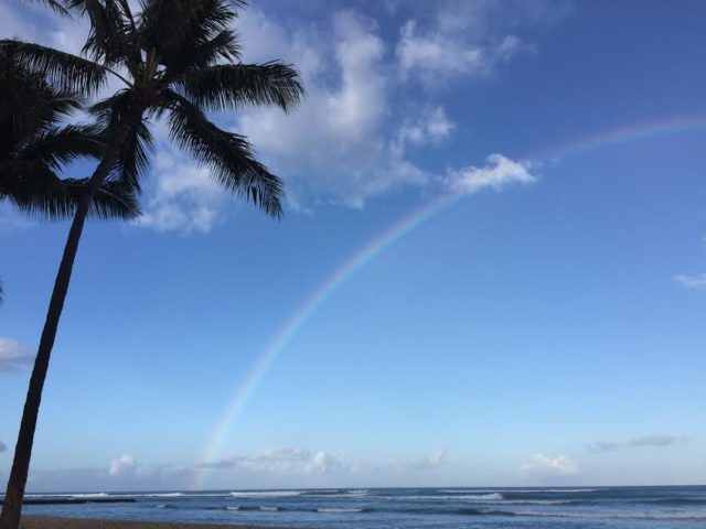 Hawaiian rainbow (Joel Pollak / Breitbart News)
