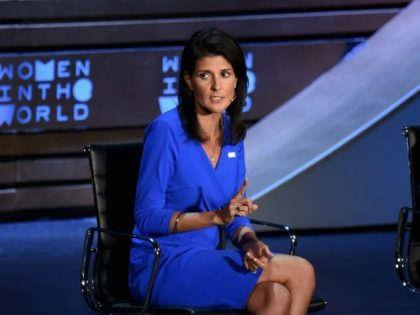US Ambassador to the UN Nikki Haley told the annual Women in the World Summit if Russia did something wrong the Washington was "going to call them out on it"