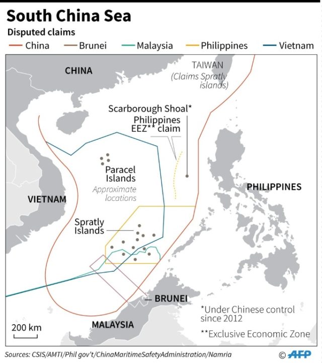 The South China Sea, one of the world's busiest shipping routes, is claimed almost entirel